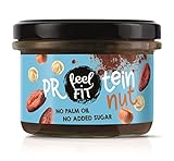 Feel fit Protein nut Kakao-Haselnuss-Aufstrich, ohne Zuckerzusatz, ohne Palmöl,...