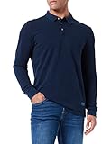 TOM TAILOR Herren Longsleeve Poloshirt 1032941, 30392 - Page Blue Finestripe, M