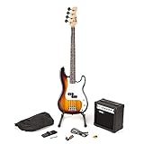 RockJam RJBG01-SK-SB Full Size Bass Guitar super Kit with Guitar Amplifier Guitar Tuner...