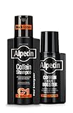 Alpecin Coffein Shampoo C1 Black Edition, 250 ml & Coffein Hair Booster, 200 ml...