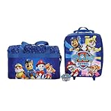 Bioworld Paw Patrol Pups & Logo 3-teiliges Jugend Duffle Bag Reise-Set mit Pilotentasche &...