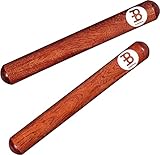 Meinl Percussion CL1RW Wood Claves, Classic aus Rotholz (20,5 cm Länge / 2,5 cm...