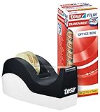 tesa Easy Cut Tischabroller ORCA - rutschfest, einfache Handhabung, sauberer Schnitt - mit...