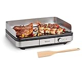 Tefal Maxi Plancha Elektro-Tischgrill CB690D | Extra groß | Antihaft Teppanyaki Platte |...