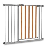 Hauck Türschutzgitter / Treppenschutzgitter für Kinder Wood Lock 2 Safety Gate...