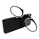 Unisex Lesegläser Kompakte Sehehilfe Mini Nose Clip Bügellose Lesebrille...