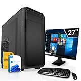 SYSTEMTREFF® Office Komplett PC Set AMD Ryzen 5 PRO 4650G 6x4.3GHz | AMD RX...