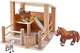 HABA 305694 - Little Friends – Streichelzoo, Zubehör für Biegepuppen ab 3...