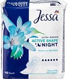 Jessa Ultra-Binden Active Shape Night, 10 Binden