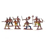 TOYANDONA 13 Stücke Figuren Modell Spielzeug Cowboys Indische Figuren Spielset Wild West...