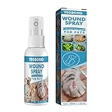 Wundspray, Haustier-Wundspray, 30 ml Wundspray, Juckreizlinderung für empfindliche Haut,...