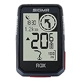 SIGMA SPORT ROX 2.0 Black | Fahrradcomputer kabellos GPS & Navigation inkl. GPS Halterung...