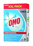 Omo Professional 100963000 Buntwaschmittel, Pulver für strahlend weiße Wäsche, hohe...