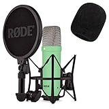 Rode NT1 Signature Green Studio-Mikrofon Grün + keepdrum WS2 Popschutz