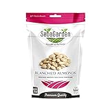 Seba Garden Blanchierte ganze Mandeln, 1000 g– gentechnikfrei, roh, nicht pasteurisiert,...