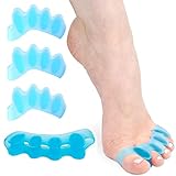 Teegxddy 4 PCS hallux valgus korrektur zehenspreizer zehentrenner toe spacer...