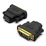 BENFEI Bidirektional DVI(DVI-D) zu HDMI Adapter 2 Stück, DVI (DVI-D)-Stecker auf...