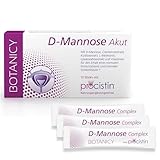 Botanicy D-MANNOSE + CRANBERRY AKUT - 12 Sticks Trink-Pulver - Bei...