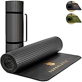 SUPERLETIC Yogamatte & Gymnastikmatte - 0.8/1.0/1.5 cm Dicke,Sportmatte...