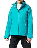 Jack Wolfskin Damen ICELAND VOYAGE 3IN1 Damen wasserdichte Doppeljacke, dark...