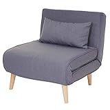 Schlafsessel HWC-D35, Schlafsofa Funktionssessel Klappsessel Relaxsessel Jugendsessel...