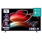 Hisense 75E6KT 190,5cm (75 Zoll) Fernseher, 4K UHD, LED, Smart TV, HDR, Dolby Vision,...