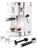 Gevi Espresso Kaffeemaschine Espressomaschine mit professionellem...