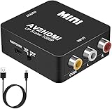 DIGITNOW! AV auf HDMI Konverter,RCA zu HDMI Adapter,Converter Mini 1080P Signal...