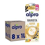 Alpro Barista Haferdrink – Zum Aufschäumen – Vegan und milchfrei – Von Natur aus...