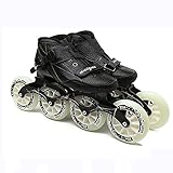 Professionelle Speed-Skates, Erwachsene Herren und Damen Skates 4-Räder Fitness Inline...