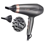 Remington Haartrockner Profi Ionen Keratin Protect (2200W, 150km/h, 3 Stylingaufsätze,...