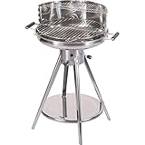 ACTIVA Holzkohlegrill Ibiza I Premium Holzkohle Grill aus Edelstahl mit...