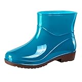 Memmyly Regenstiefel, gefüttert, Damen, Gummistiefel, Herren, Wadenstiefel, breite Waden,...