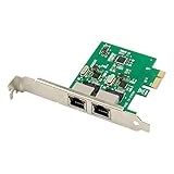 Yessetry PCIE X1 RTL8111F Dual Port Gigabit Ethernet Karte 8111F ASM1082E Chipsatz Filter...