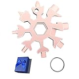 Yiflin 18-in-1-Schneeflocken-Multitool, Edelstahl-Schneeflocken-Werkzeug,...