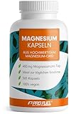 Magnesium Kapseln 365x (1 Jahr) - 668mg Magnesium-Oxid, davon 400mg Magnesium pro Kapsel -...