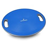 Navaris Balance Board mit Griff - Therapie Kreisel Wackelbrett - Fitness Reha Balance...