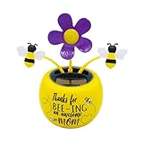 Solar Wackelfigur Blume, Solarblume Wackelblume Solar Tanzende Blume Solar Dancing Flower...