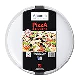 Arcoroc ARC L2810 Solutions Uni Pizzateller, 32cm, Opalglas, weiß, 6 Stück