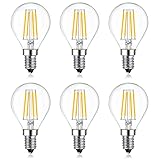 Belns Melns E14 LED Dimmbar Warmweiß, Tropfenform LED Lampen E14 Dimmbare, 5W...