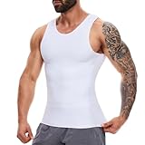 SLIMBELLE Shapewear Herren Kompressions Shirt Elastische Ärmellos Body Shaper Tight...