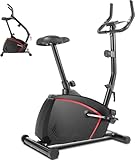 Profun Heimtrainer Fitnessfahrrad Ergometer Heimtrainer mit App-Verbindung, Sitz und...