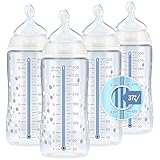 NUK First Choice+ Baby Bottles, Anti-Colic, 0-6 Months, With Temperature...