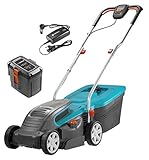 Gardena PowerMax Li-40/32 Akkurasenmäher Set: Mäher bis 280m², 32cm...