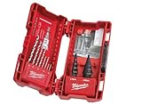 Milwaukee 48899350 10-teiliges HSS-G Stufen- und Bohrer-Kombi-Set