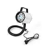 Magnetische LED Arbeitsleuchte 5W wasserdicht flexibler Arm weiße Lichtfarbe 5500-6500K...