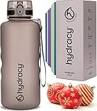 Hydracy Trinkflasche mit Infuser und Zeitmarkierung - 2Liter BPA-Frei...