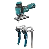 Makita DJV181Z Akku-Pendelhubstichsäge 18V (ohne Akku, ohne Ladegerät) + Klemmzwingen...