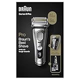 Braun Series 9 Pro Premium Rasierer Herren mit 4+1 Scherkopf, Elektrorasierer & ProLift...