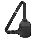 DONGKER Sling Chest Crossbody Bag, Wasserdicht Schultertasche, Crossbody Bag...